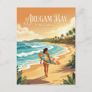 Arugam Bay Sri Lanka Postcard