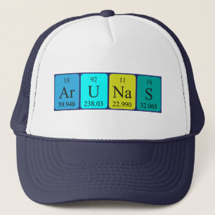 Arunas periodic table name hat