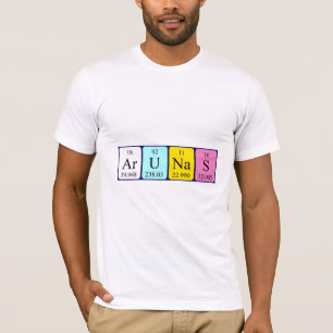 Arunas periodic table name shirt
