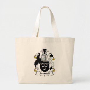 Arundell Family Crest Large Tote Bag