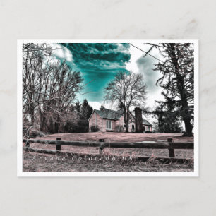 ARVADA COLORADO OIL PAINTING POSTCARD