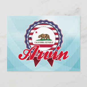 Arvin, CA Postcard