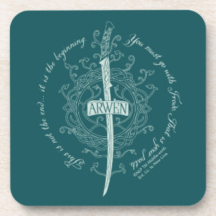 ARWEN™ Elven Sword Quote Coaster
