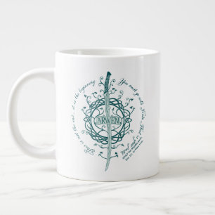 ARWEN™ Elven Sword Quote Large Coffee Mug