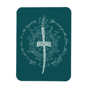 ARWEN™ Elven Sword Quote Magnet