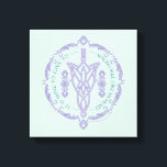 ARWEN™ Evenstar Quote Graphic Canvas Print<br><div class="desc">Embrace the grace and strength of Middle-earth™ with this elegant Lord of the Rings™ design inspired by Arwen™ and the timeless beauty of Elven artistry. At the center, an intricate Evenstar-style motif is framed by delicate scrollwork and flowing ornamental details, creating a refined, symmetrical composition. Encircling the design is the...</div>