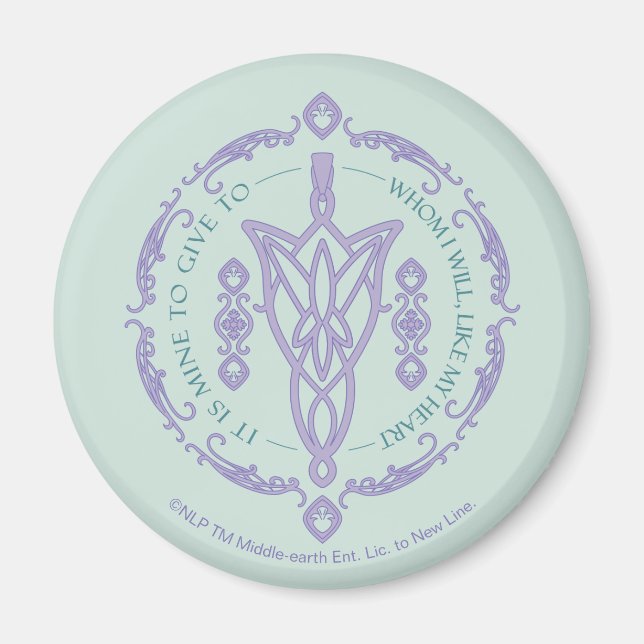 ARWEN™ Evenstar Quote Graphic Magnet (Front)
