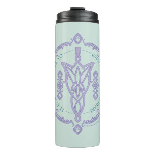ARWEN™ Evenstar Quote Graphic Thermal Tumbler