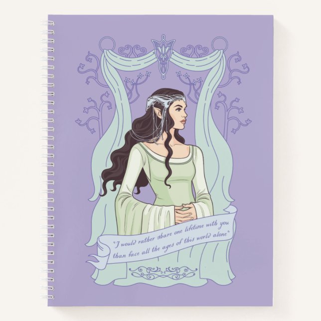 ARWEN™ "Share One Lifetime With You" Graphic Notebook (Front)