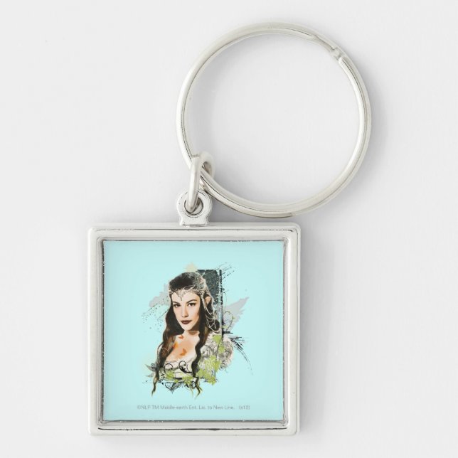 ARWEN™ Vector Collage Key Ring (Front)