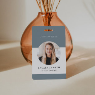 ARYA Minimalist Sage Green Business Employee ID Badge