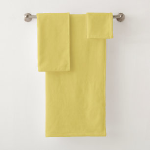 Arylide yellow (solid colour) Bath Towel Set