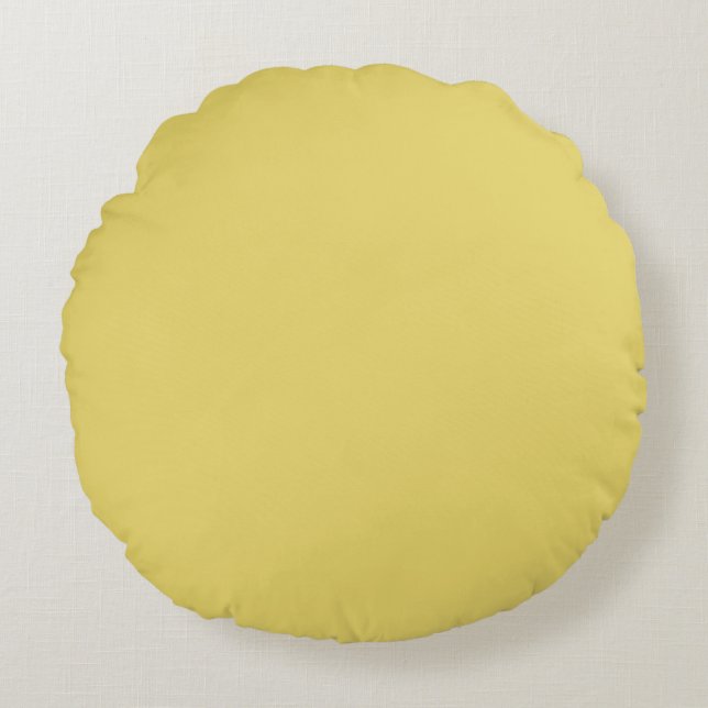  Arylide yellow (solid colour)  Round Cushion (Front)