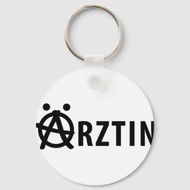 Ärztin icon key ring (Front)