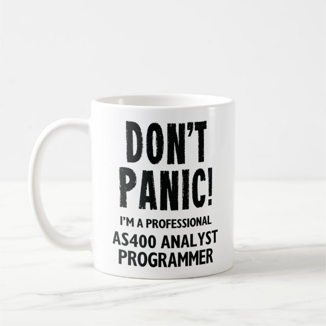 AS400 Analyst Programmer Coffee Mug (Left)