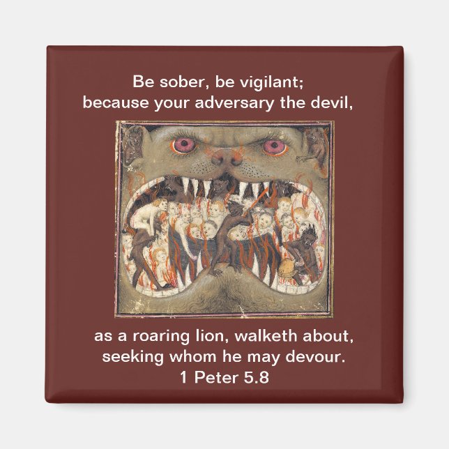... As a Roaring Lion - Magnet (Front)