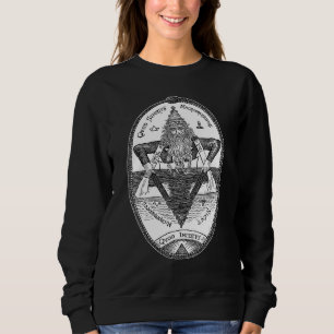 As Above So Below Alchemy Symbol Occult Pagan Goth Sweatshirt