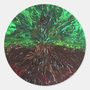 As Above So Below Classic Round Sticker