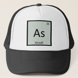 As - Airsoft Sports Chemistry Periodic Table Trucker Hat