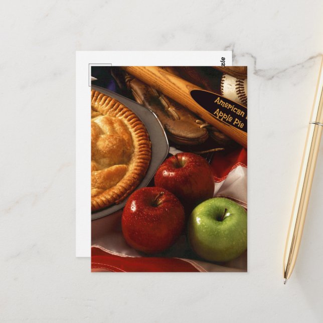 As American as Apple Pie Postcard (Front/Back In Situ)