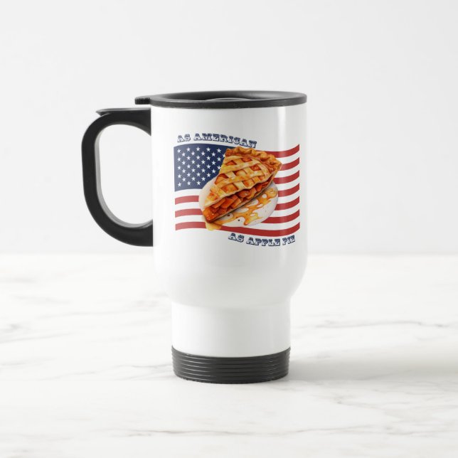 As American As Apple Pie Travel Mug (Left)