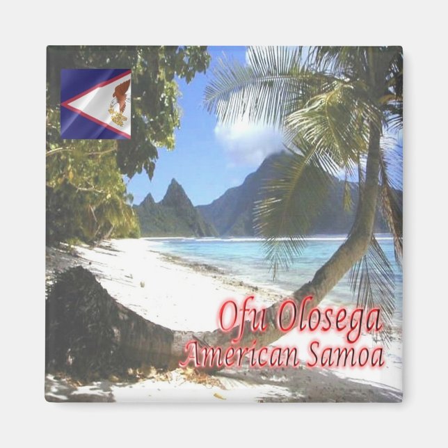 AS - American Samoa - Ofu Olosega Magnet (Front)