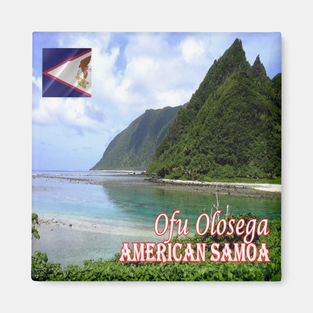 AS - American Samoa - Ofu Olosega Magnet (Front)