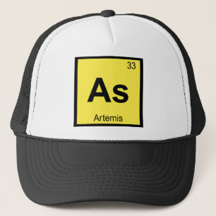 As - Artemis Goddess Chemistry Periodic Table Trucker Hat