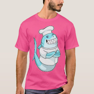 as Chef with Cooking apron T-Shirt