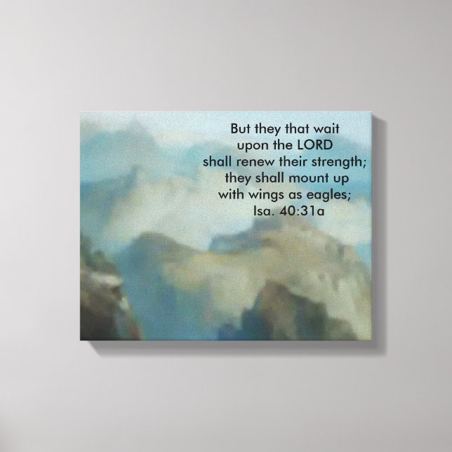 As Eagles Soar Wrapped Canvas (Front)