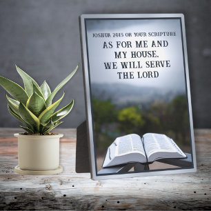 As for Me and My House Plaque or Your Scripture