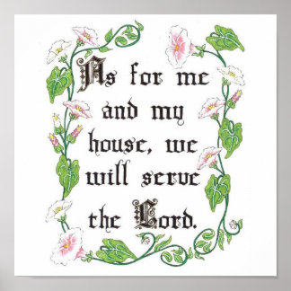 As for me and my house... poster