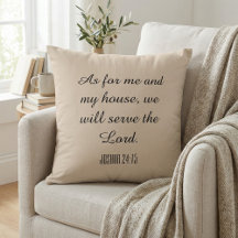 As for me and my house, we will serve the Lord