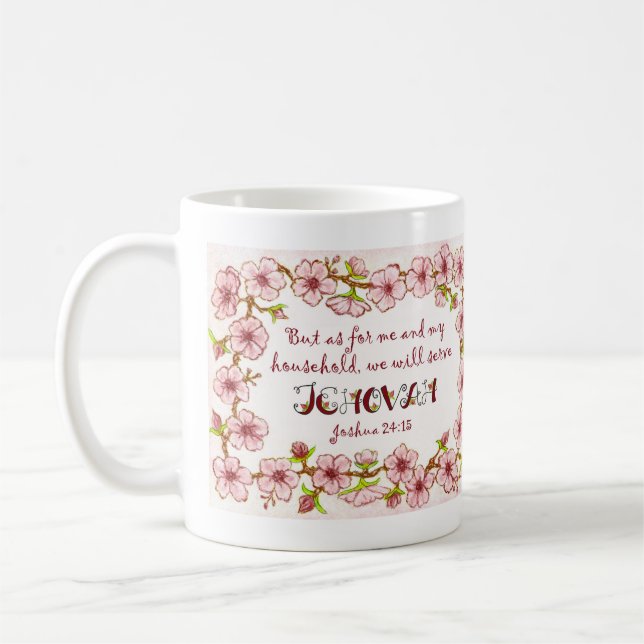 As For My Household-We Will Serve Jehovah Mug (Left)