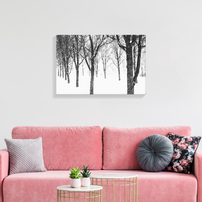 as I side with trees Canvas Print (Insitu(LivingRoom))