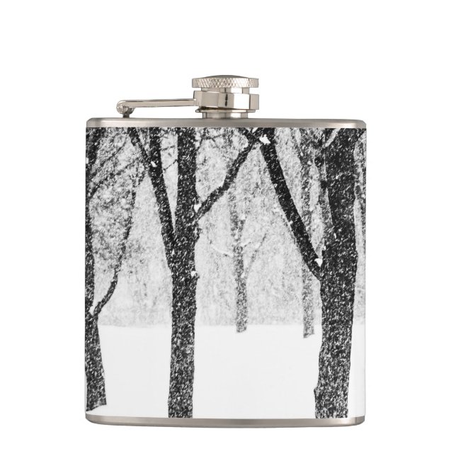 as I side with trees Hip Flask (Front)
