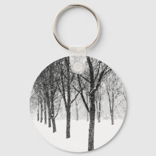 as I side with trees Key Ring