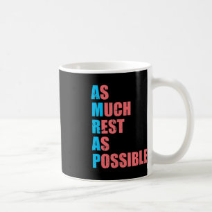 As Much Rest As Possible AMRAP Fun Trendy Coffee Mug