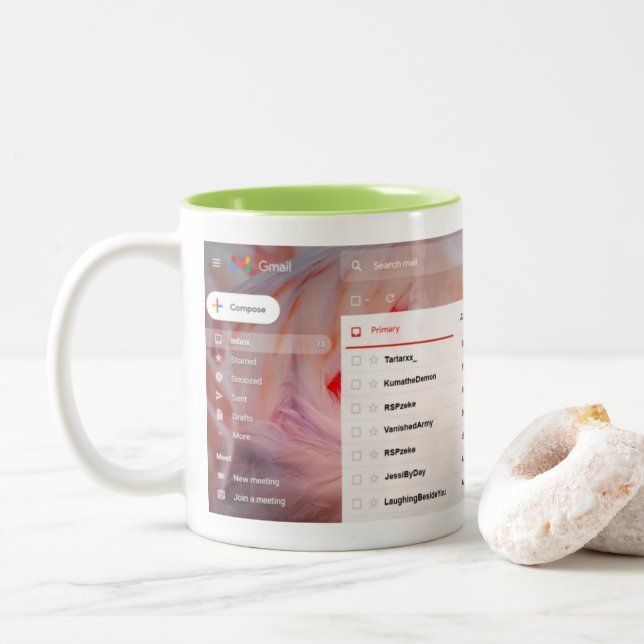 As per Senozzie Mug (With Donut)
