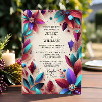 As Rich Soft Teal Fall Gem Bold Jewel Tone Wedding