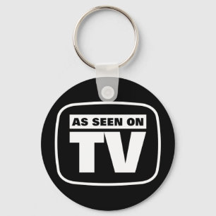 As Seen on TV - Black and White Key Ring