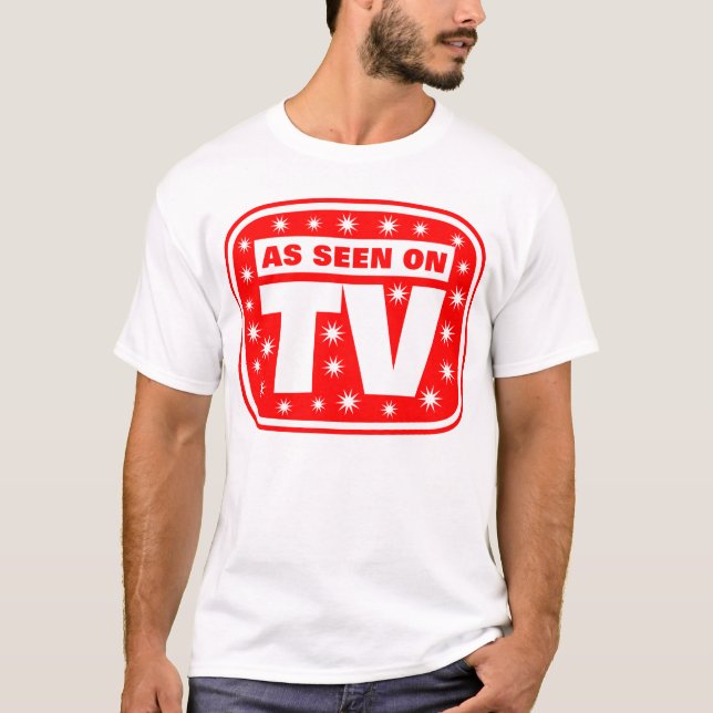 As Seen on TV - CH 2 With Snow Stars - Customised T-Shirt (Front)