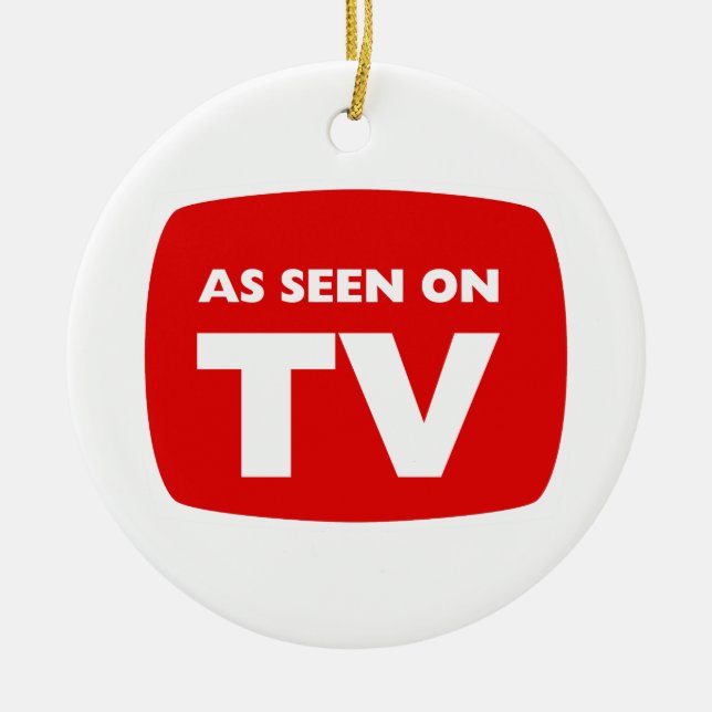 AS SEEN ON TV ornament (Front)