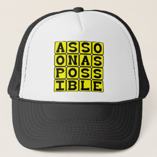 As Soon As Possible, ASAP Trucker Hat
