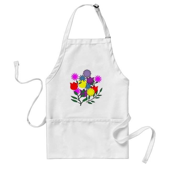 AS- Spring Floral Bouquet Apron (Front)