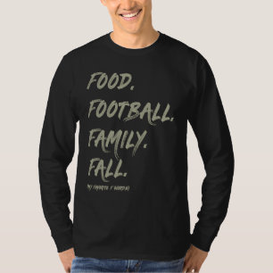 AS tees Food Family Football Fall
