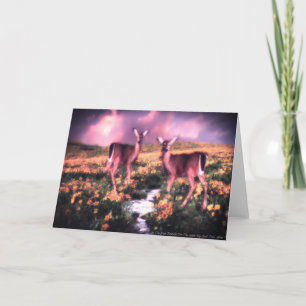 As The Deer Pants For The Water Greeting Card