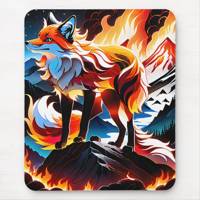 As the heat of the morning sun warms her face, the mouse pad (Front)