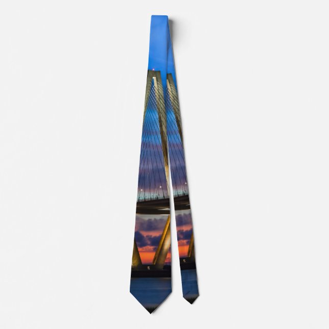 As The Lights Come On Neck Tie (Front)