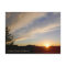 As the sun goes down... postcard
